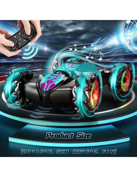 Coche Acrobático RC EXCOUP CV8818-108A Verde 4WD 360