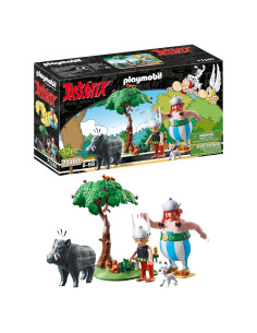 PLAYMOBIL Asterix 71160 Caza de Jabalí con Árbol