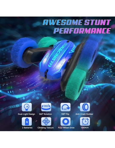 Coche RC Paaxido Acrobático 4WD 360 para Niños 4-12 Años