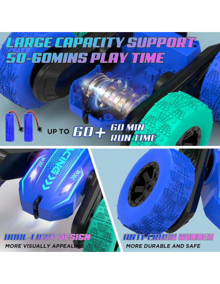 Coche RC Paaxido Acrobático 4WD 360 para Niños 4-12 Años Coche RC Paaxido Acrobático 4WD 360 para Niños 4-12 Años