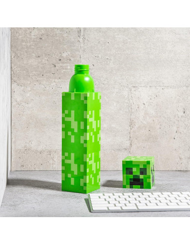 Botella de Agua Cuadrada Zak Designs Minecraft 650 ml
