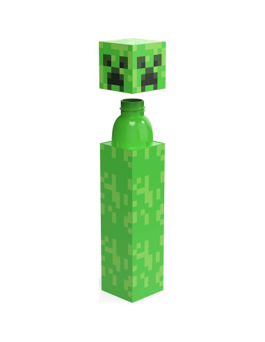 Botella de Agua Cuadrada Zak Designs Minecraft 650 ml