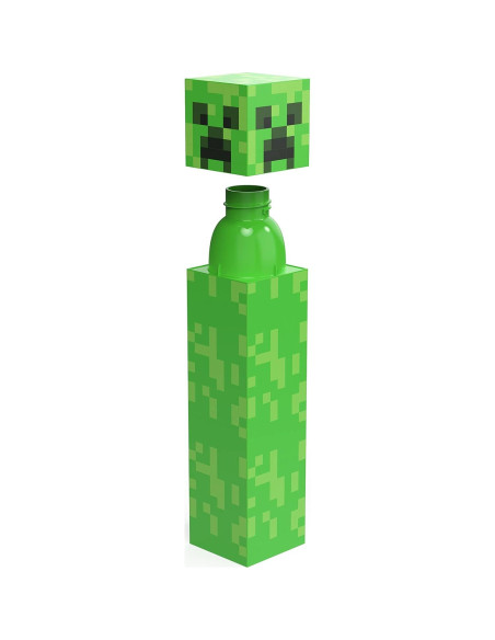 Botella de Agua Cuadrada Zak Designs Minecraft 650 ml