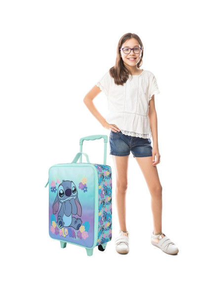 Juego de Viaje 4 Piezas Stitch Disney Maleta 35.5cm Juego de Viaje 4 Piezas Stitch Disney Maleta 35.5cm