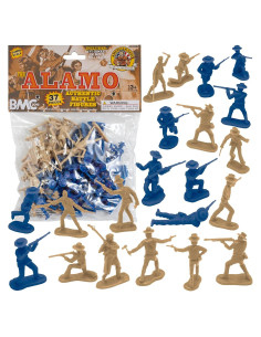 Set de Figuras de Soldados BMC Alamo 37 Piezas 1:32