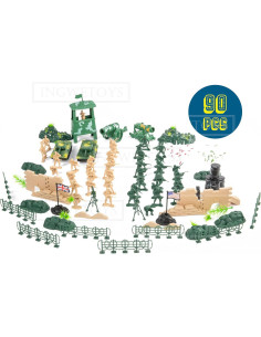 90 Piezas Figuras Militares Yichuan - Soldados y Tanques 2