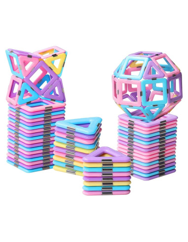 Bloques Magnéticos Tolnetr 40PCS Juguetes Educativos 3+ Años