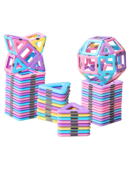 Bloques Magnéticos Tolnetr 40PCS Juguetes Educativos 3+ Años