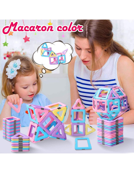 Bloques Magnéticos Tolnetr 40PCS Juguetes Educativos 3+ Años