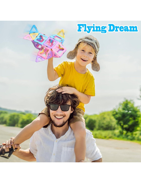 Bloques Magnéticos Tolnetr 40PCS Juguetes Educativos 3+ Años