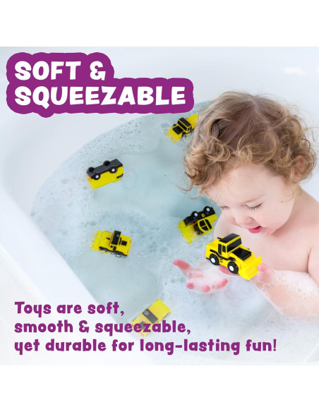 Juguetes de Baño Tub Works Construcción Paquete de 6 Juguetes de Baño Tub Works Construcción Paquete de 6