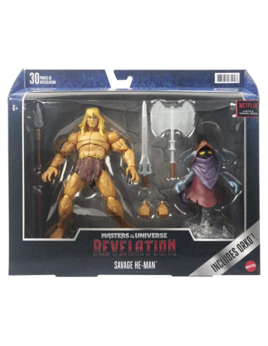 Figura de Acción He-Man Salvaje Masterverse 30+ Juntas 17,78 cm