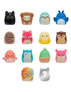 Squish-a-longs Paquete de 14 Mini-Squish 2,54 cm con Accesorios 2