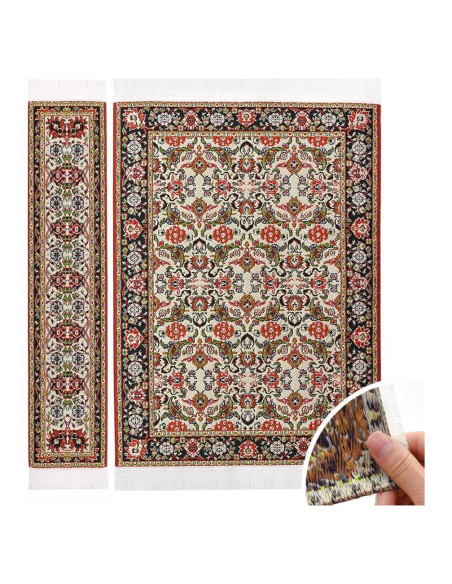 Alfombras Miniatura iLAND para Casa de Muñecas 2 Piezas