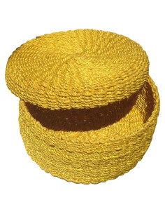 Cesta de Tortilla Amarilla Hecha a Mano Green Breeze