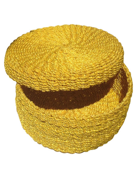 Cesta de Tortilla Amarilla Hecha a Mano Green Breeze