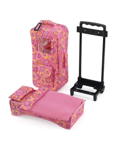 Funda de Viaje Rosa para Muñecas 14 Pulgadas Emily Rose