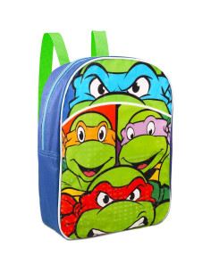 Mochila Mini TMNT Fast Forward 27,94 cm con Stickers 2