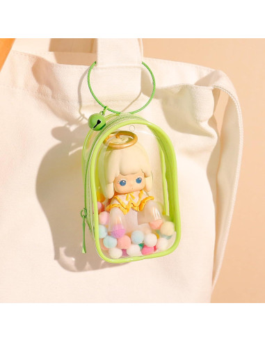 Bolsa de Exhibición de Figuras ZZFENGKR Verde Semicirculo