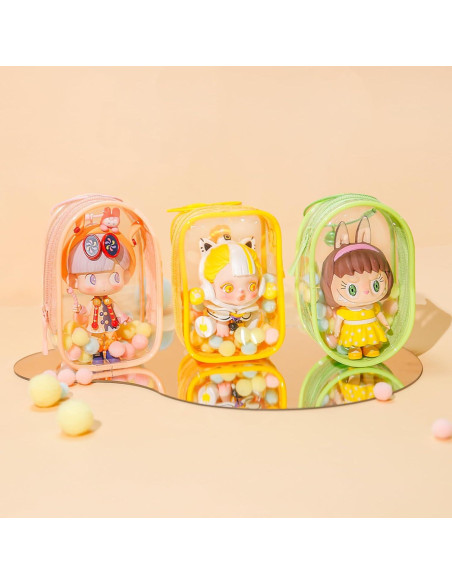 Bolsa de Exhibición de Figuras ZZFENGKR Verde Semicirculo