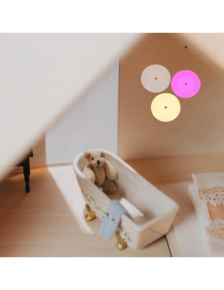 Mini Discos de Vinilo Aboofan 6pcs para Casa de Muñecas 1:12