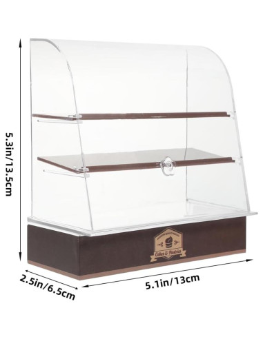 Vitrina Miniatura de Pastelería Ibasenice Marrón 13,46 cm