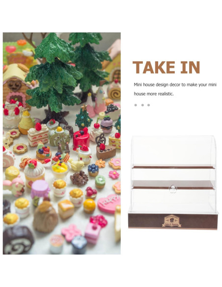 Vitrina Miniatura de Pastelería Ibasenice Marrón 13,46 cm