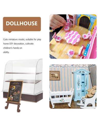 Vitrina Miniatura de Pastelería Ibasenice Marrón 13,46 cm