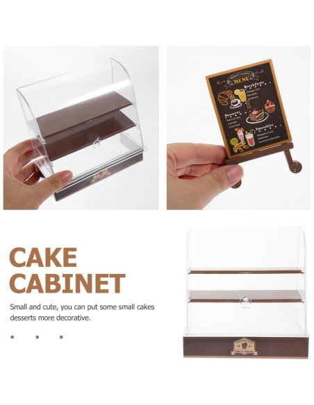 Vitrina Miniatura de Pastelería Ibasenice Marrón 13,46 cm