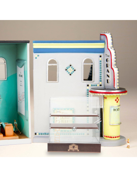 Vitrina Miniatura de Pastelería Ibasenice Marrón 13,46 cm