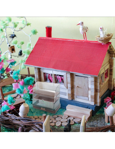 Vitrina Miniatura de Pastelería Ibasenice Marrón 13,46 cm