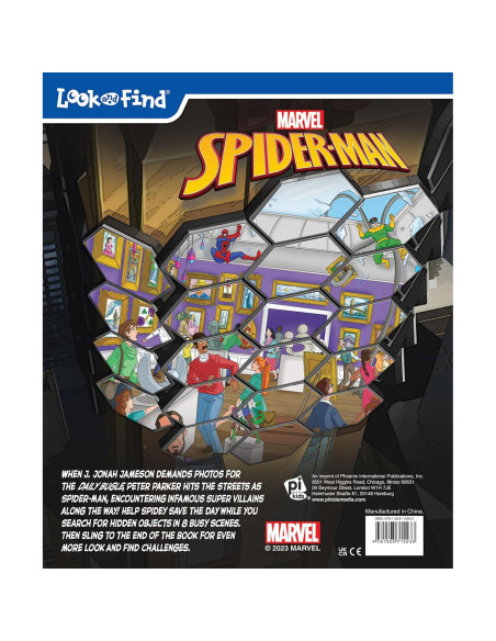 Marvel Spider-Man Look and Find Activity Book - PI Kids Marvel Spider-Man Look and Find Activity Book - PI Kids
