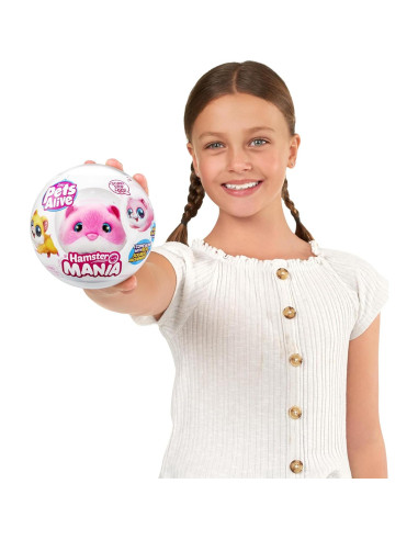 Hamster Electrónico ZURU Rosa 20+ Sonidos Interactivos