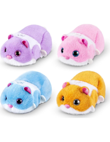 Hamster Electrónico ZURU Rosa 20+ Sonidos Interactivos