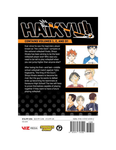 Haikyu!! (3-in-1 Edition), Vol. 1: Includes vols. 1, 2 & 3 (1)