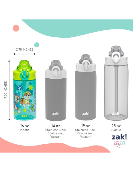Botella de Agua Zak Designs PAW Patrol 473ml Set de 2
