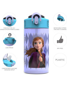 Conjunto de Botellas de Agua Disney Frozen 2 Zak 2 Piezas 2