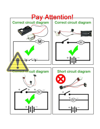 Kit de 18 Motores Eléctricos 3V-12V EUDAX para Proyectos DIY