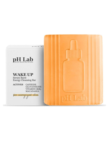 Barra de Limpieza Energizante pH Lab Wake Up 50g con Cafeína