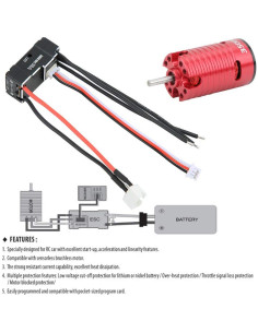 Motor sin escobillas VGEBY 3500KV para coches RC 1/24 1/28 1/32 2
