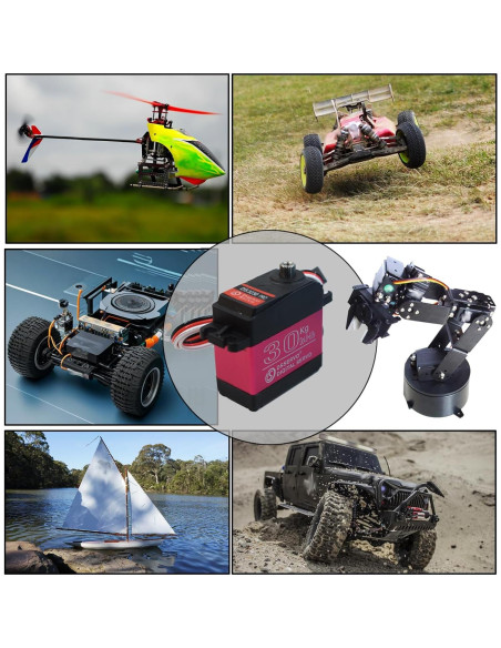 2Pack Servo Digital HOOYIJ 30KG 270 a Prueba de Agua