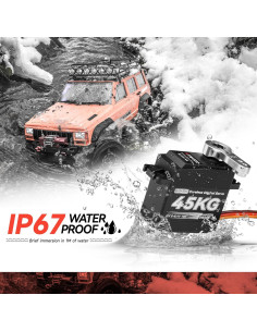 Servo Digital Smraza 45KG 180 a Prueba de Agua para RC 2