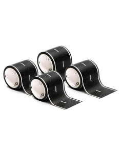 Cinta de carretera PlayTape - Paquete de 4 de 9 m x 5 cm