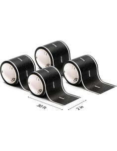Cinta de carretera PlayTape - Paquete de 4 de 9 m x 5 cm 2