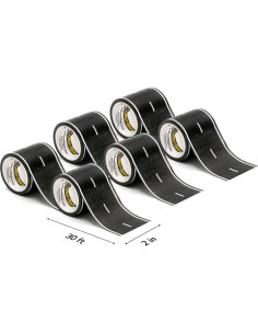 Cinta de carretera PlayTape - Paquete de 6 de 30 ft x 5 cm 2