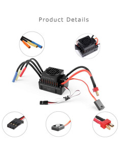 Motor sin escobillas GoolRC 3650 3500KV con ESC 60A RC 1/10 2