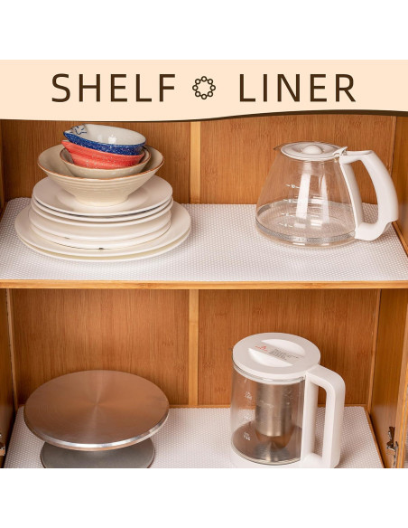 Forro de Estante Blanco I@U 30.48x304.8 cm Antideslizante