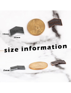 36 Fichas de Metal LAMJAM para Magic The Gathering 20mm 2