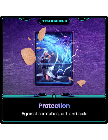 Fundas de Cartas TitanShield 150 Unidades 66x91mm Transparentes