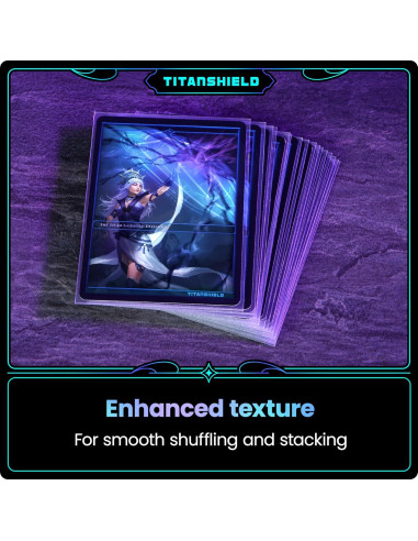 Fundas de Cartas TitanShield 150 Unidades 66x91mm Transparentes